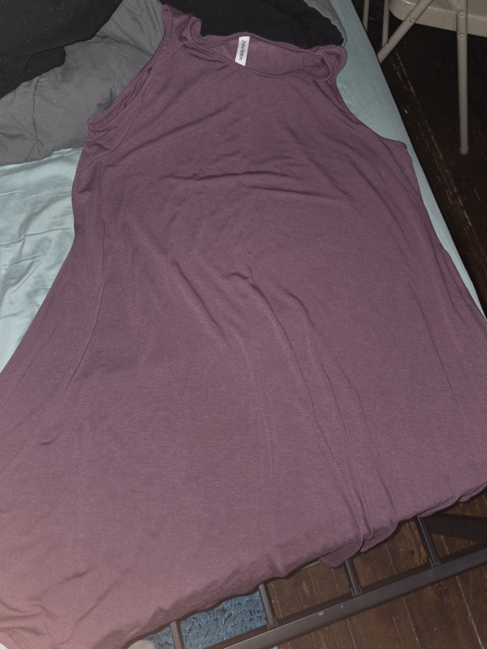 Zenana Outfitters Mauve Purple Sleeveless Swing Dress